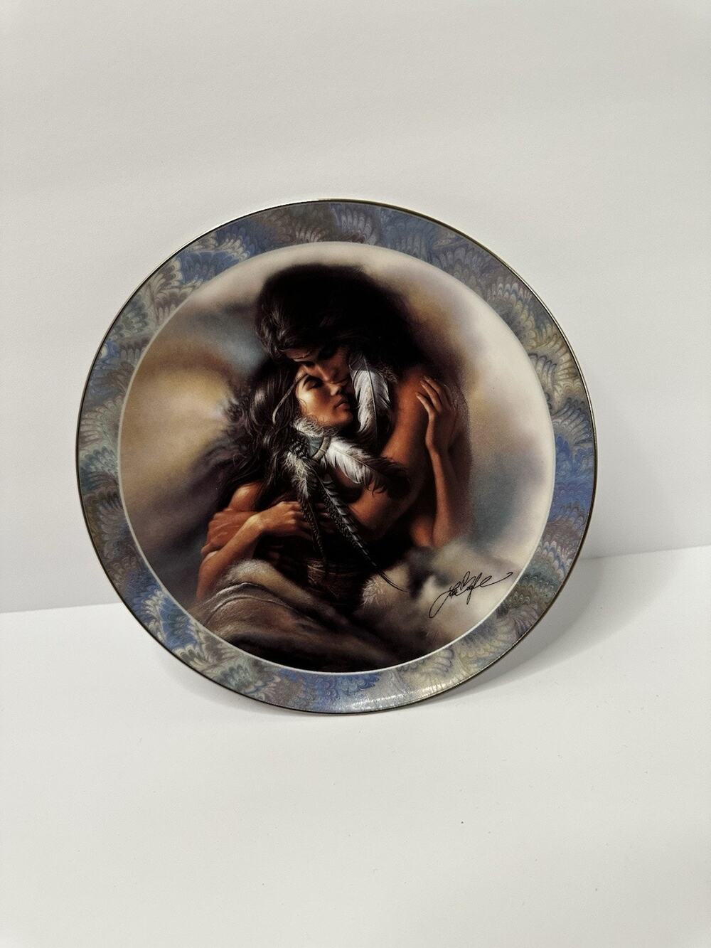 Bradford Exchange The Lovers Plate Lee Bogle Soul Mates 1995 COA Native American